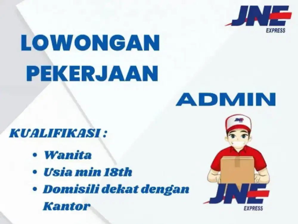 Admin wanita untuk kantor expedisi
