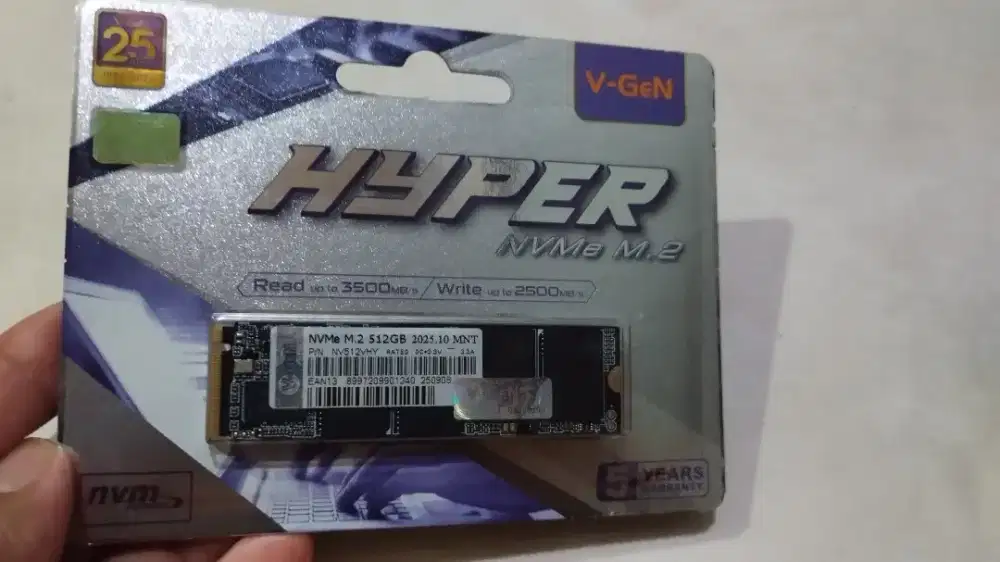 V-Gen Nvme 512gb new segeL