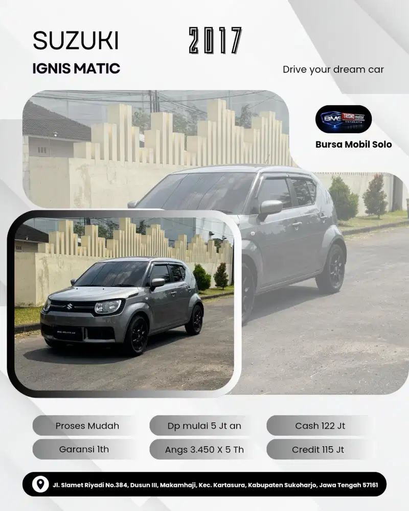 ( Dp 5 Jt) SUZUKI IGNIS 2017 MATIC