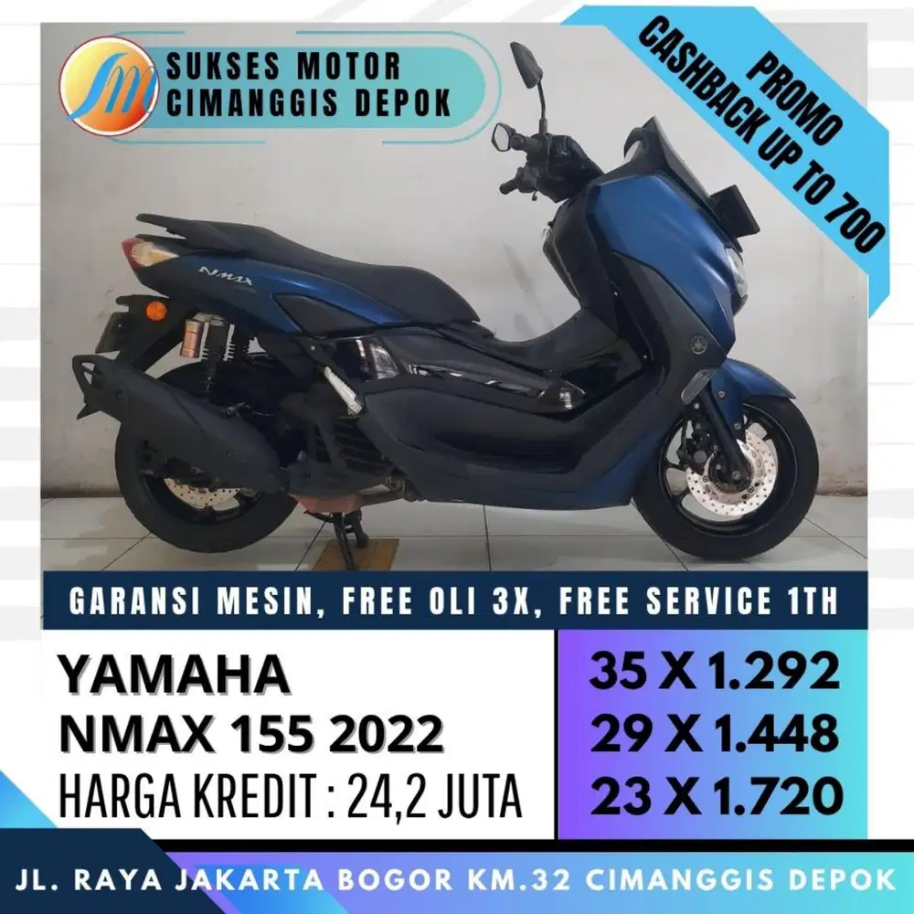 KREDIT MURAH NMAX 155 2022 CICILAN TERJANGKAU [SUKSES MOTOR]