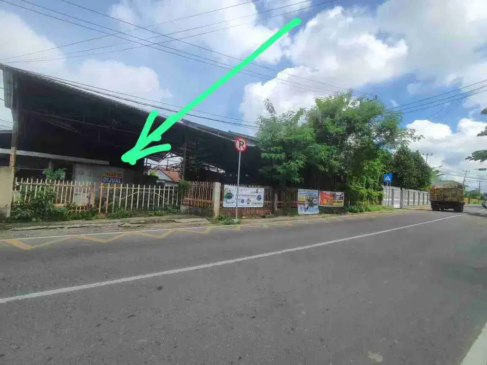 Dijual tanah pinggir jalan posisi hook di jalan Rudus Sekip Palembang
