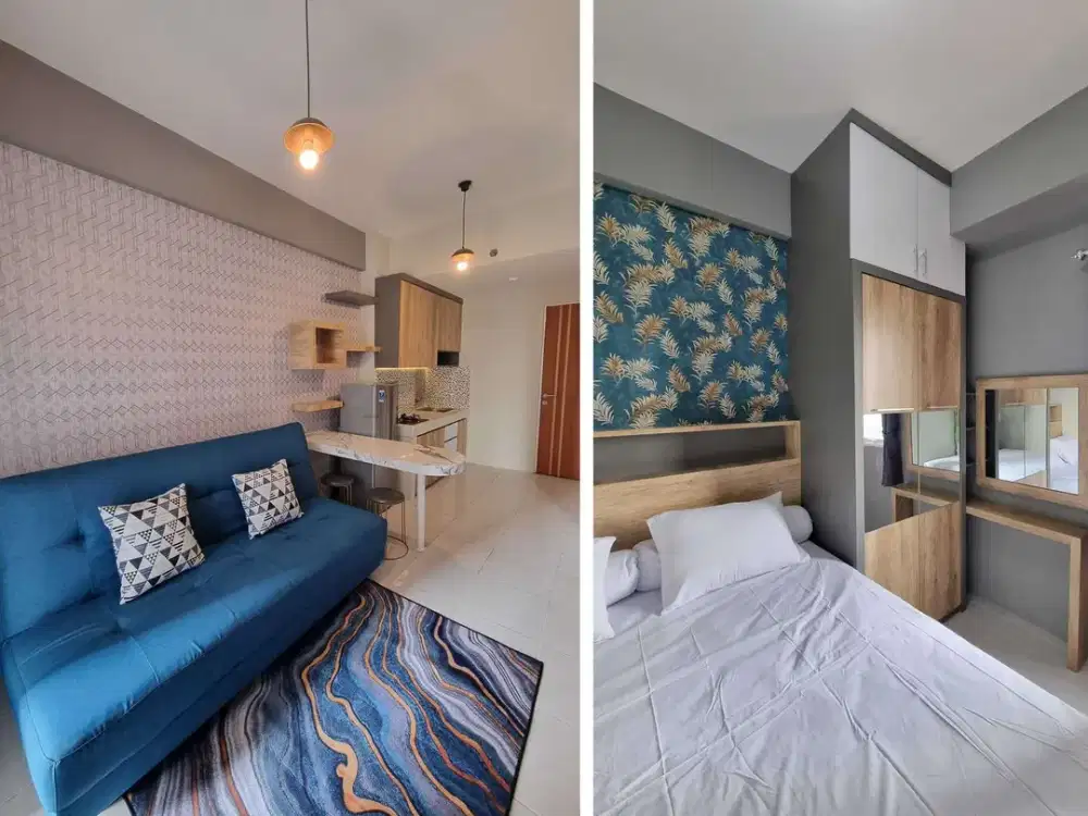 Dijual Apartemen Puncak Dharmahusada 2BR Baru Furnished Lt 10 REV.A310