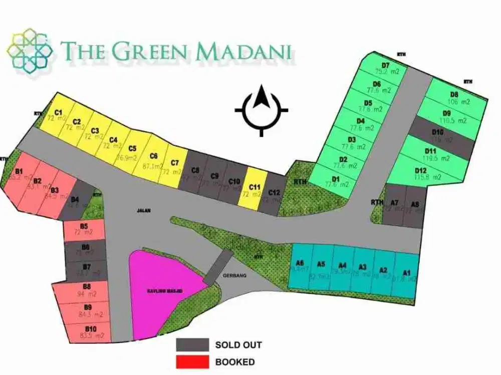 TURUN HARGA LAHAN MATANG UNTUK PERUMAHAN SUDAH ADA IJIN PERUMAHAN,  SITEPLAN 40 UNIT, TIDAK JAUH DARI MASJID PERADABAN PERCIKAN IMAN