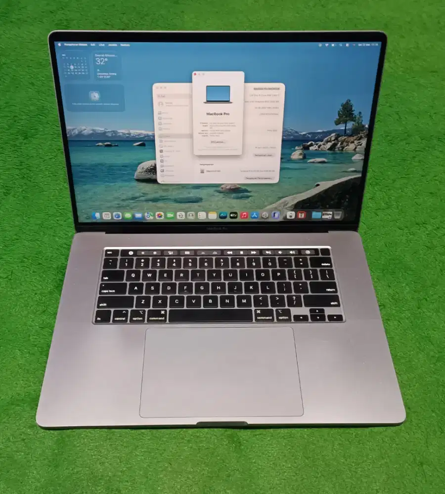 Apple MacBook Pro 2019 16inch i7 16/512 Grey Touchbar Dual VGA Murah