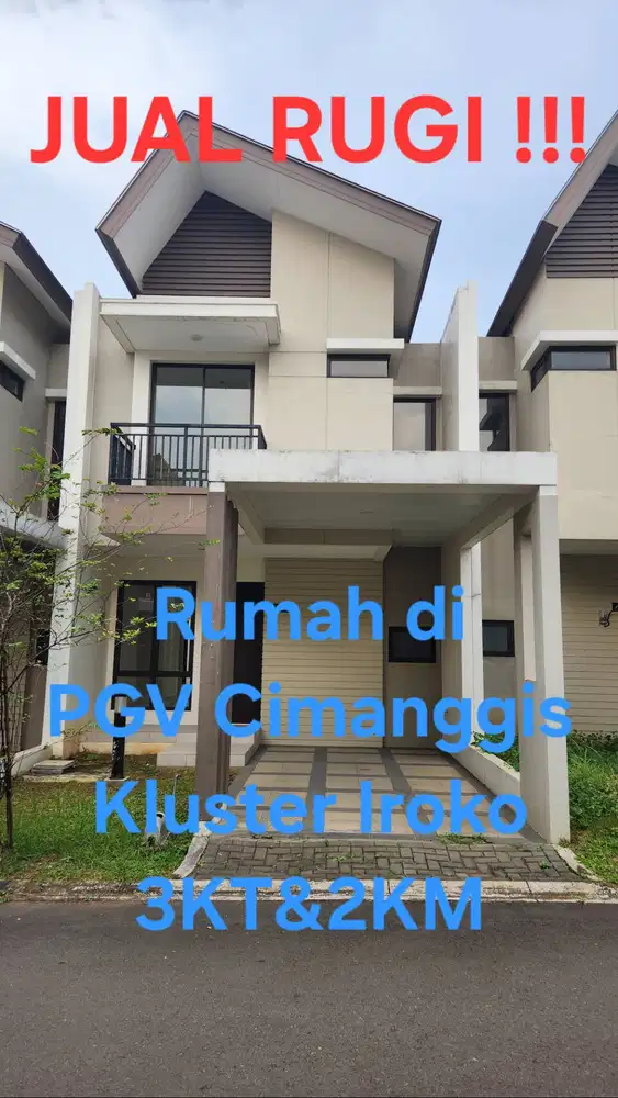 JUAL RUGI !!! Rumah Baru di PGV Cimanggis