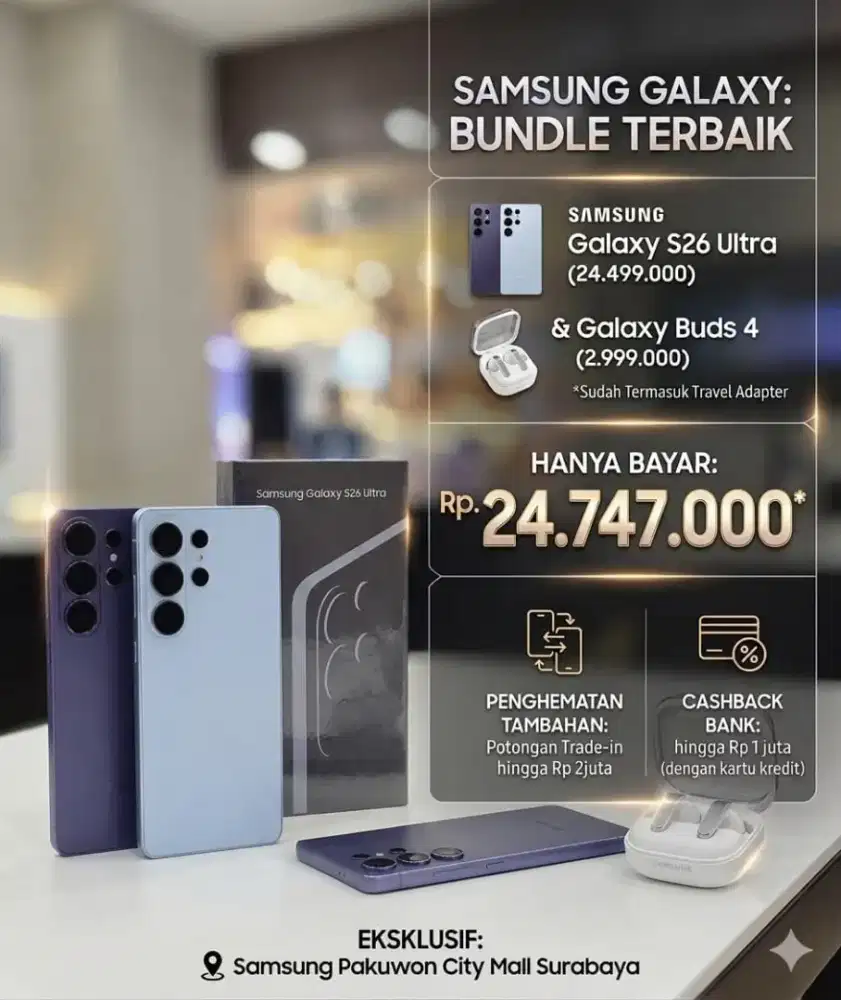Galaxy S26Ultra,CICILAN TANPA KARTU KREDIT