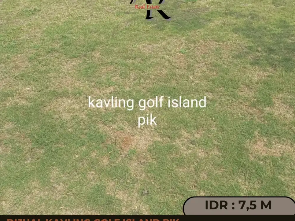 Dijual. Cepat kavling golf island pik cluster melody golf