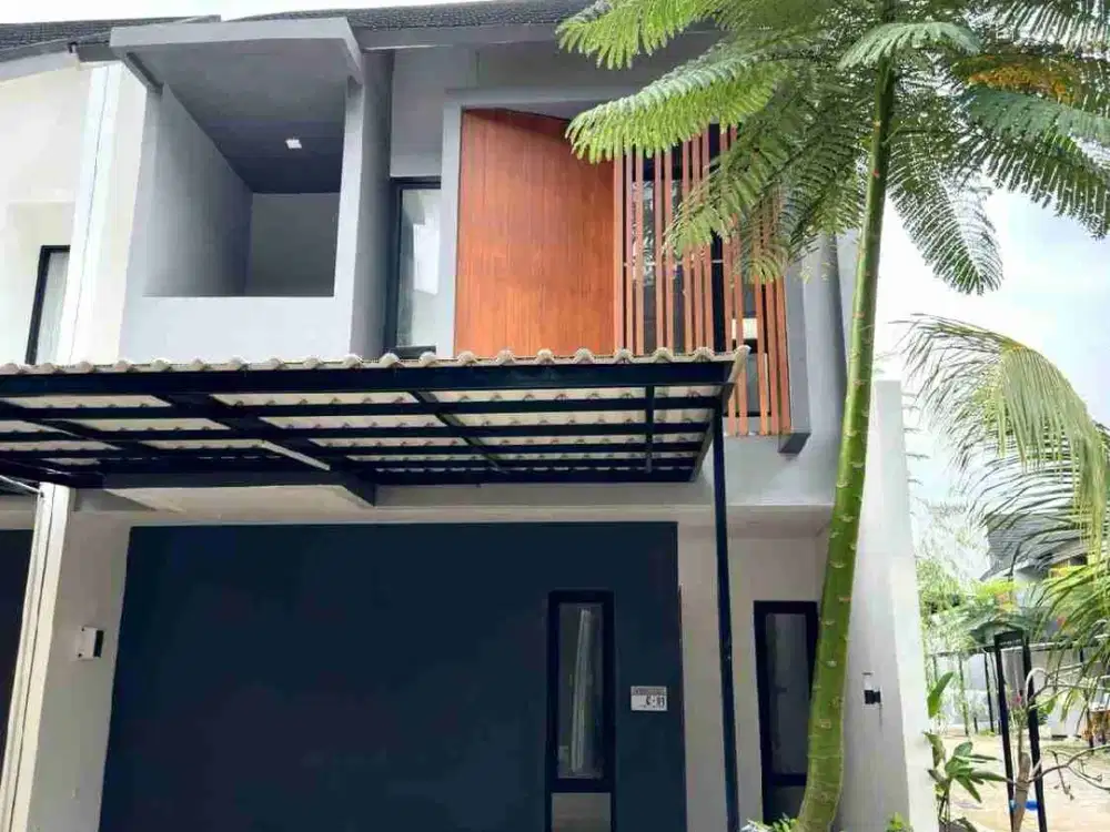 Dijual rumah baru modern minimalis dalam komplek perumahan di belakang hotel Aston Palembang