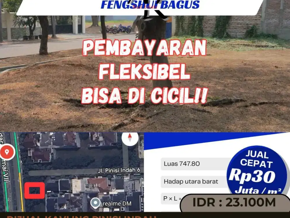 Dijual cepat kavling Pinisi Indah PIK