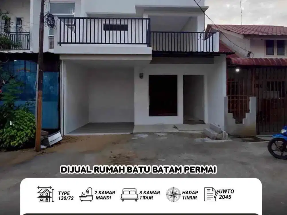 Dijual Rumah Batu Batam Permai Baloi