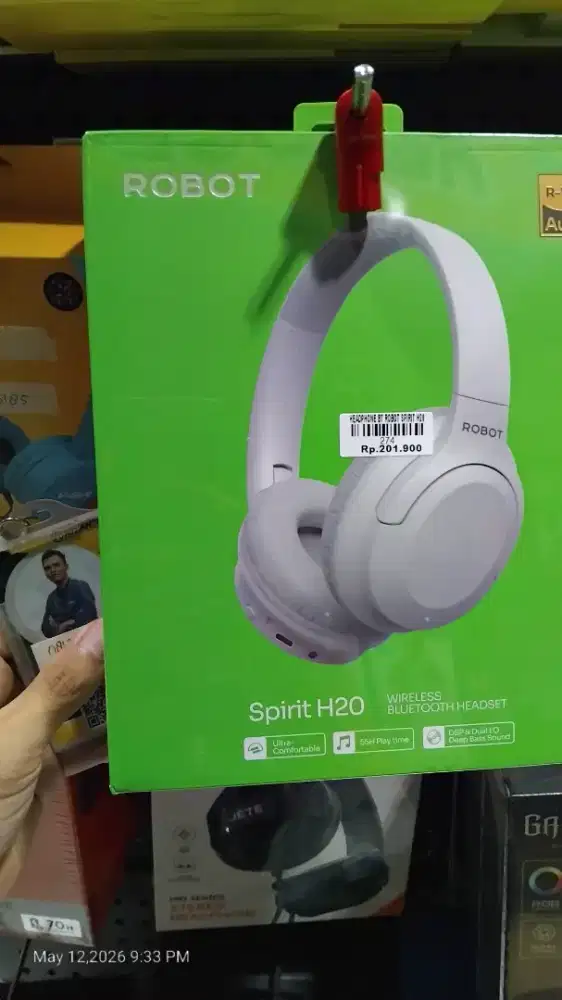 HEADPHONE BT ROBOT SPIRIT H20 ATLANTIS DAHSYAT