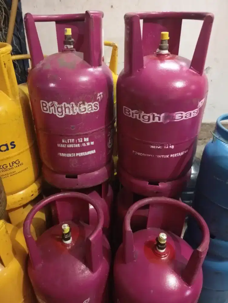 Tabung gas dan isi tangsel