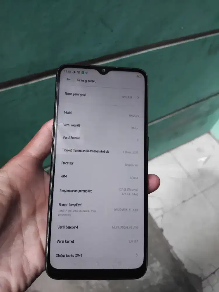 OPPO A31 ram 6/128gb BATANGAN