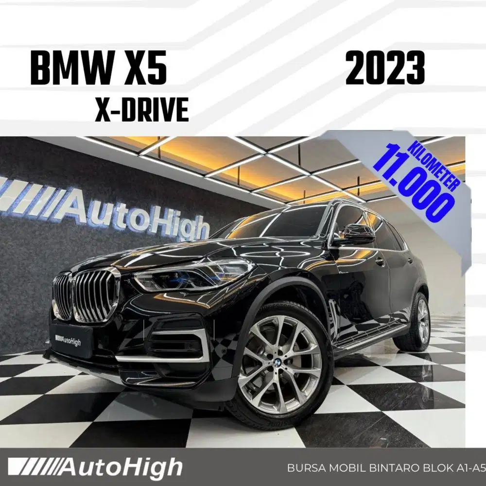 DP10% [Km11.000] X5 X-Drive 7Seater 2023 Black Reg 2024 #AUTOHIGH
