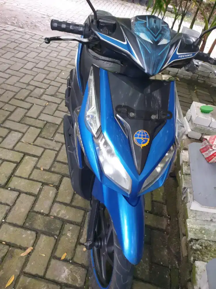 HondaVarioTechnoCbs2011Blue Mesin&CVT Halus sepertiBaru nya. GARANSI..