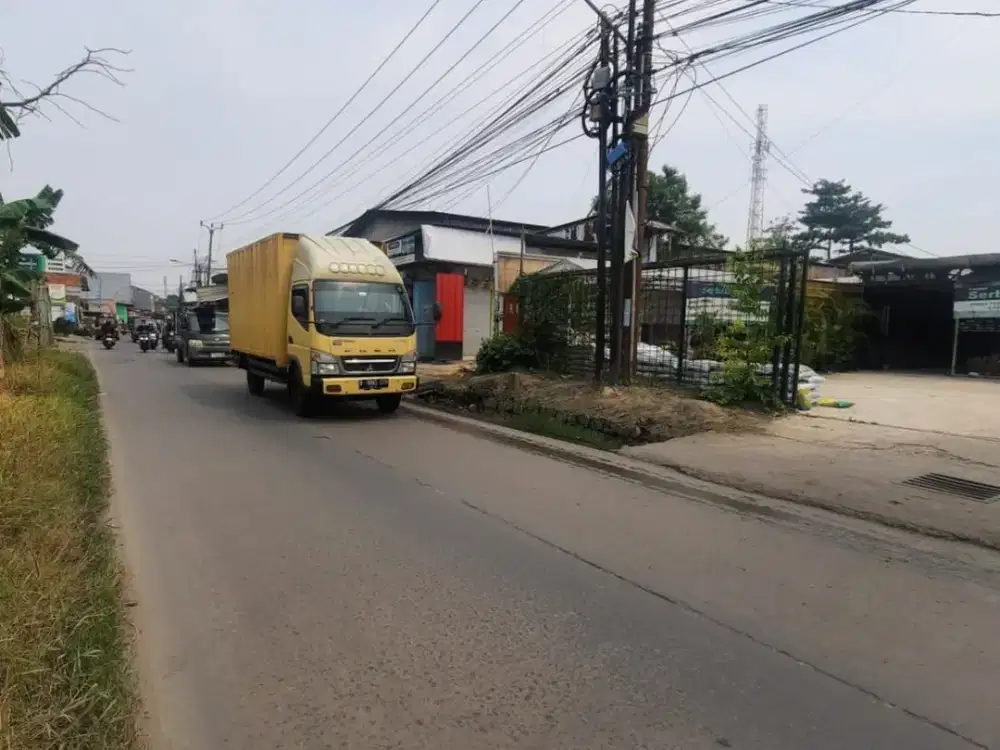 Tanah Strategis Pinggir Jalan Raya Kabupaten Bekasi Dekat Perumahan & Akses Tol