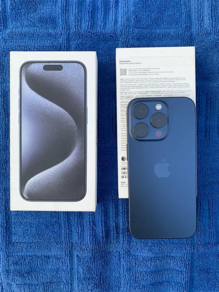 iPhone 15 Pro 256Gb Beacukai Setara iBox Fullset