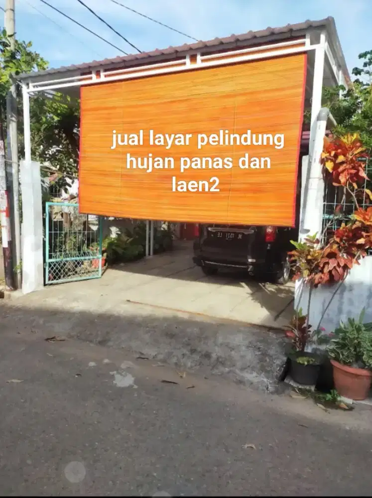 Tirai gulung kursi bambu tangga kayu dan laen2