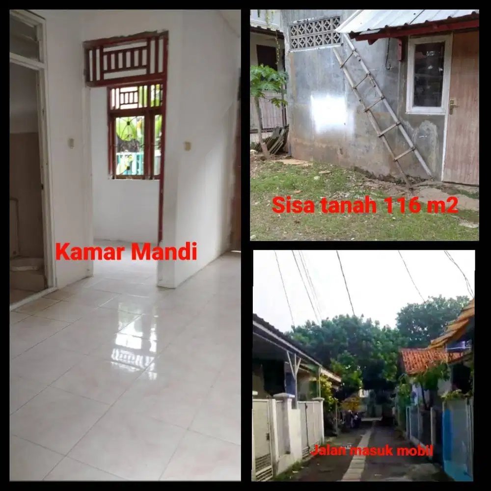 Dijual Cepat Rumah 2 Bangunan di Pondok Cabe 3