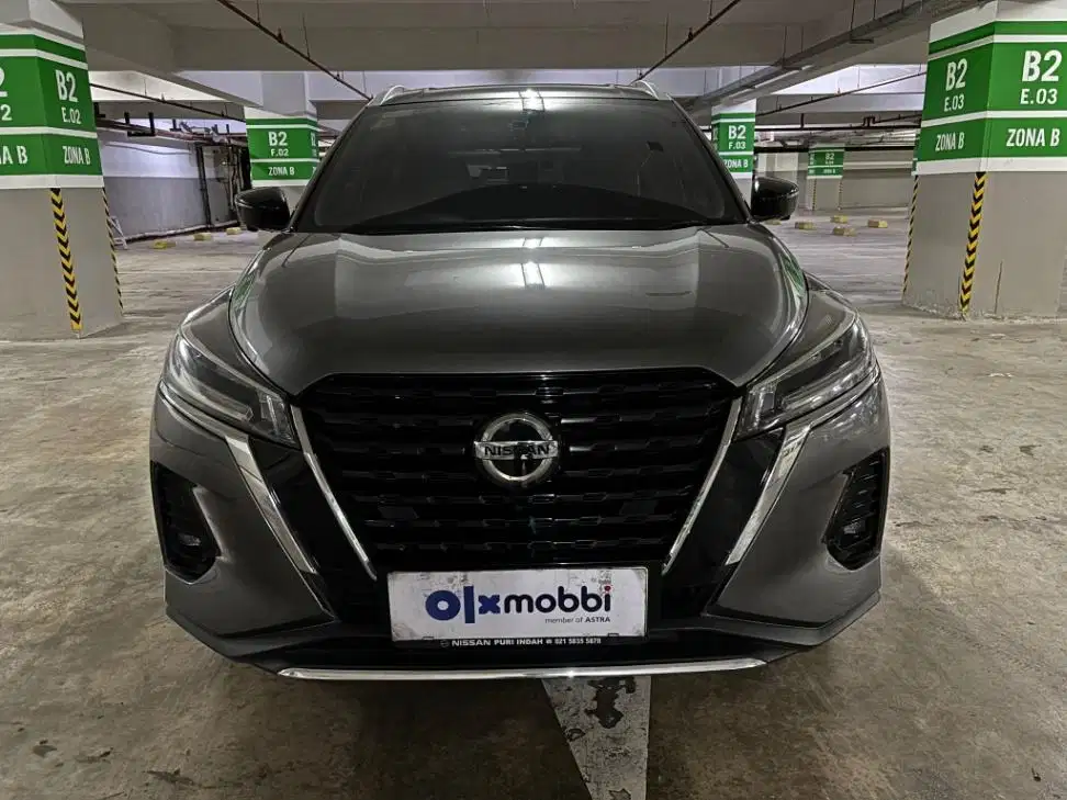 DP MURAH Nissan Kicks 1.2 Bensin-AT 2021 Abu-Abu CYCMD