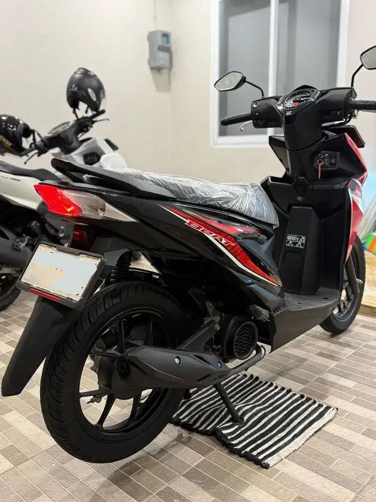 KM 210‼️ Honda Beat CBS TH 2024 New Model 2025 Warna Merah Hitam
