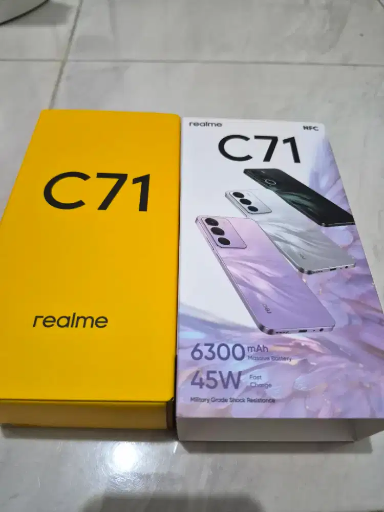 Dijual Realme C71 8/128 GB Like New