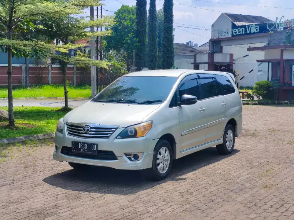 Dp 15jt - Toyota Innova G Luxury Manual 2012 Warna Silver