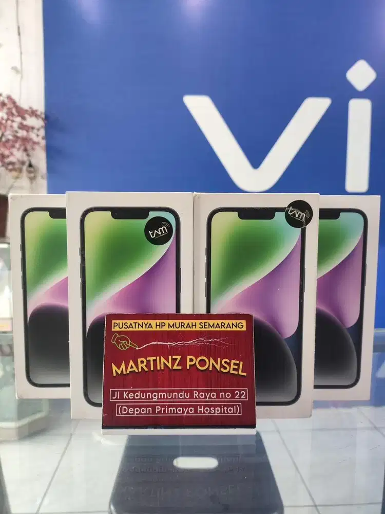 IPHONE 14 128 GB NEW IBOX READY WARNA MIDNIGHT , STARLIGHT, BLUE