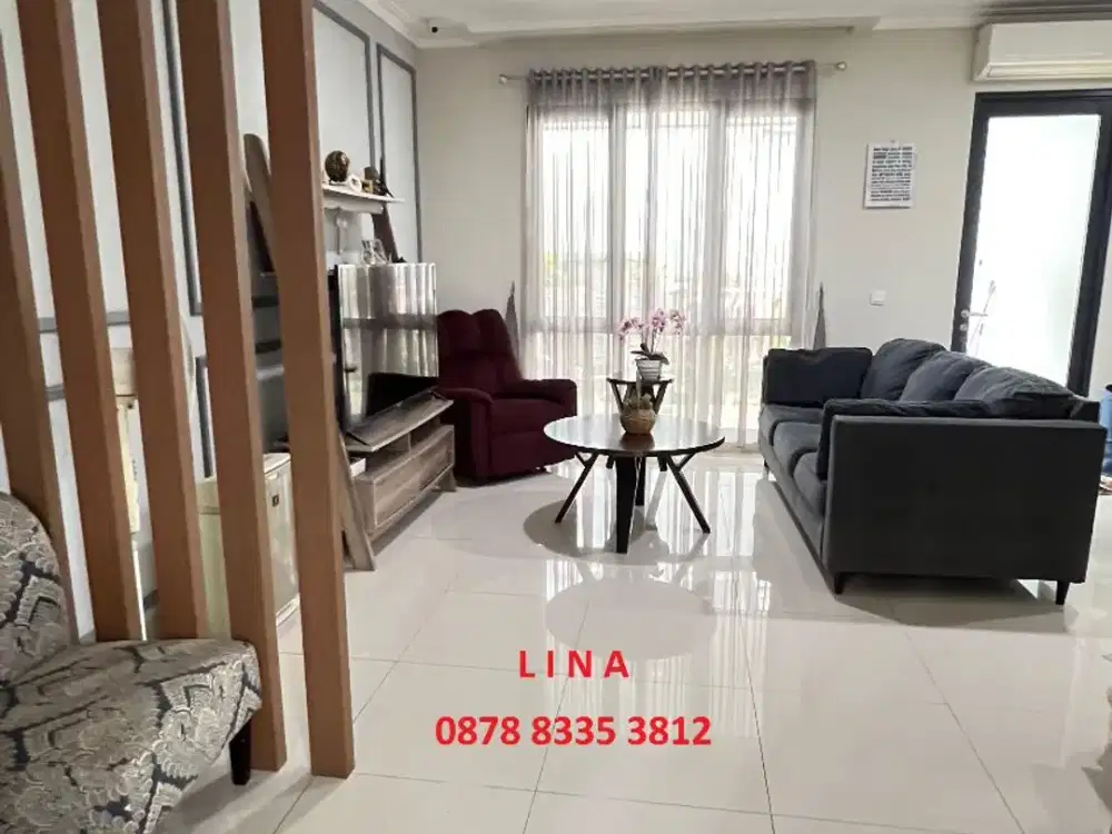 DI JUAL RUMAH CANTIK SEMI FURNISH - HARGA BERSAHABAT - DI KOTA WISATA CIBUBUR