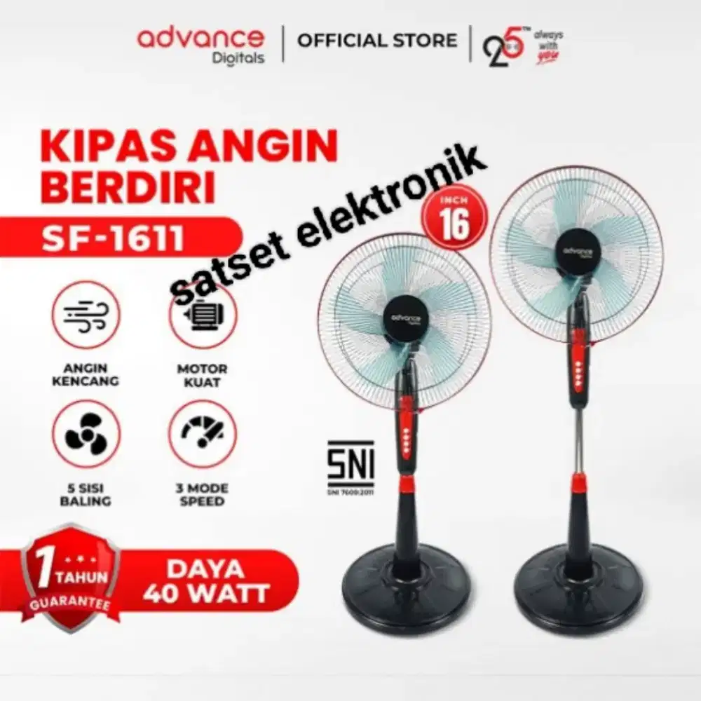 Kipas angin advance sf 1611