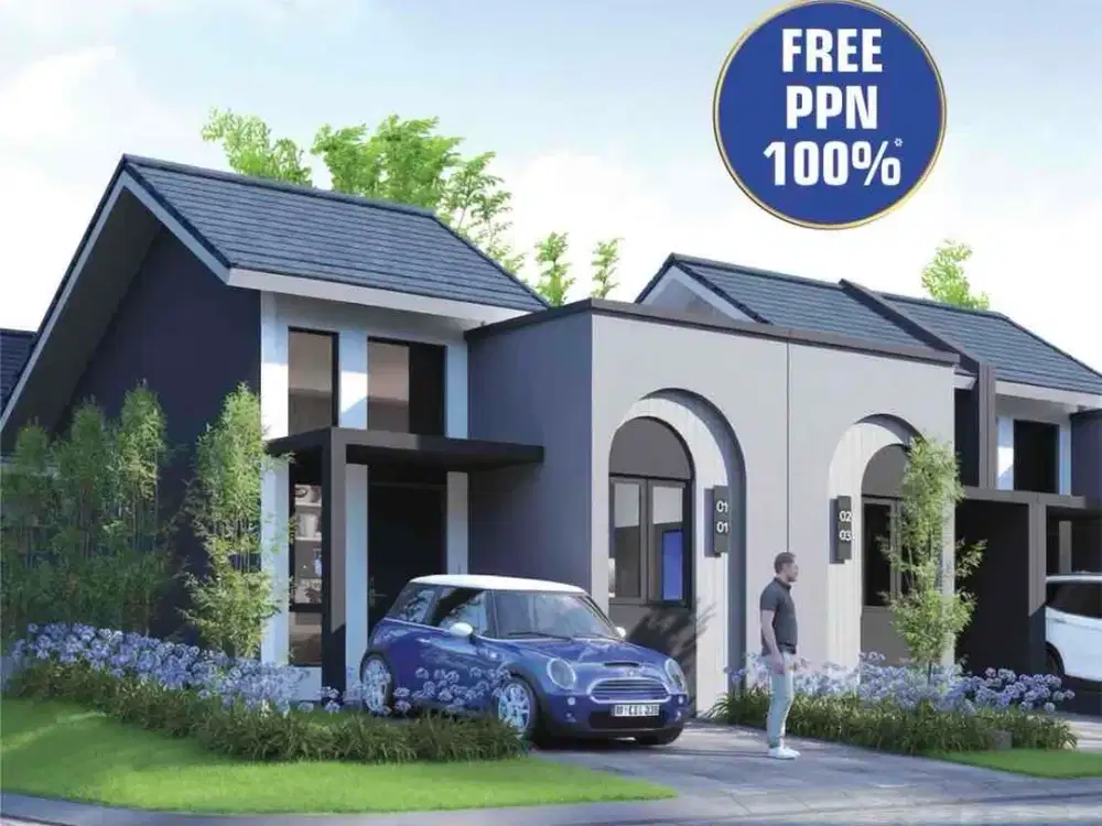 DIJUAL RUMAH BARU ROYAL SENTRALAND BTP FREE PPN CLUSTER TERBARU BIRMINGHAM