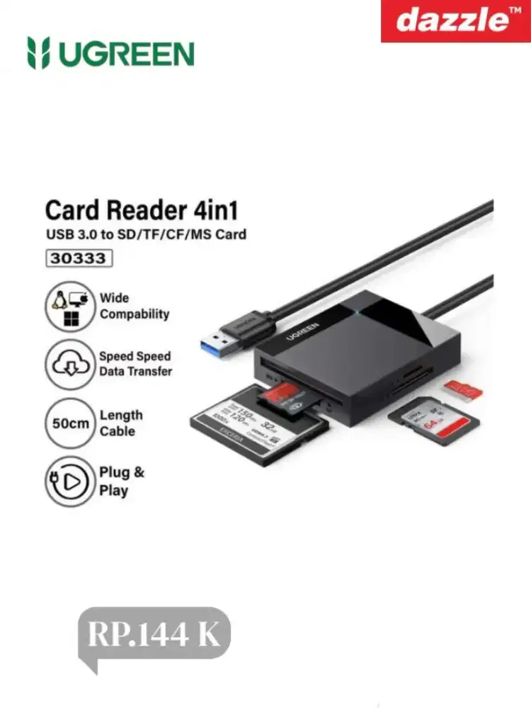 Card reader USB-A 4in1 UGREEN