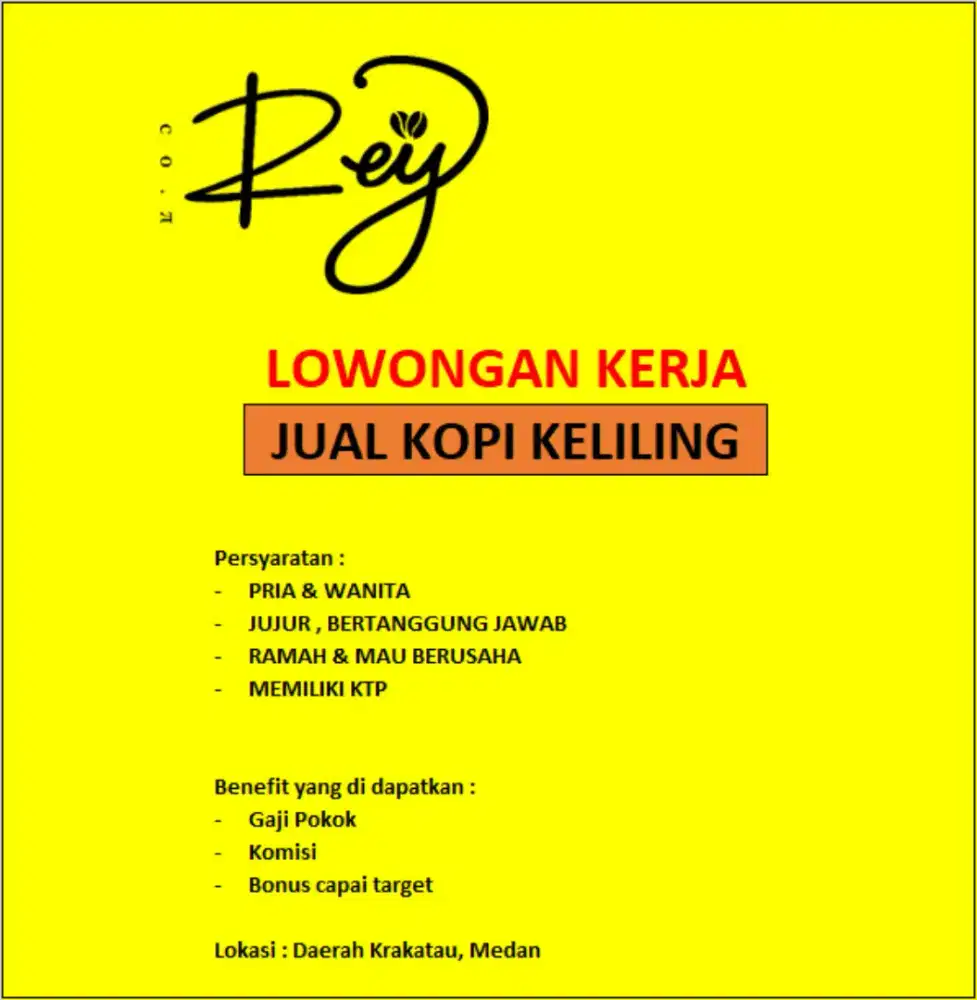 Lowongan Kopi Keliling