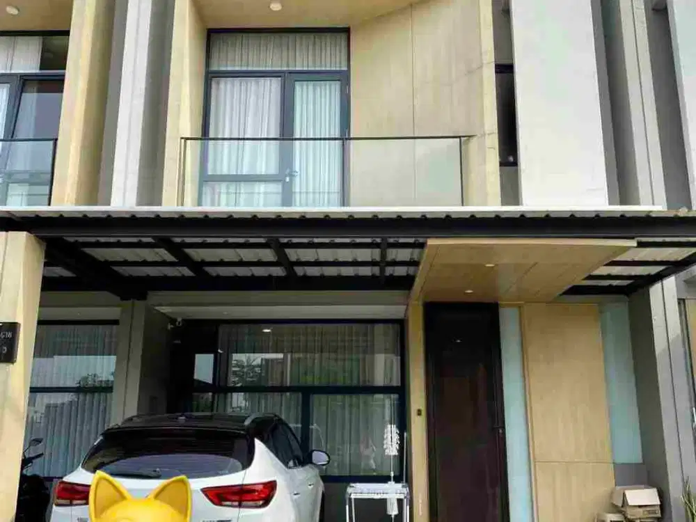 Dijual Rumah Full Furnished Tanakayu BSD City, Posisi Tidak Hadap Rumah Lain