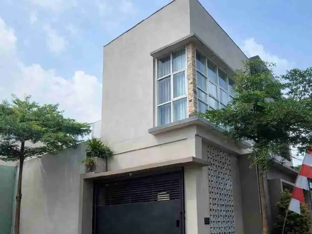 rumah cantik 2 lt perum griya amorf posisi hook di sawojajar 2 dekat grand permata jingga dan dekat jalan tol serta sulfat