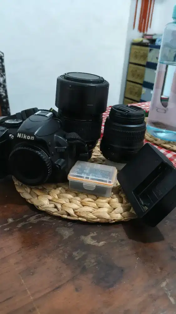 Jual Murah Nikon D3100 komplit banyak bonus, cocok buat pemula