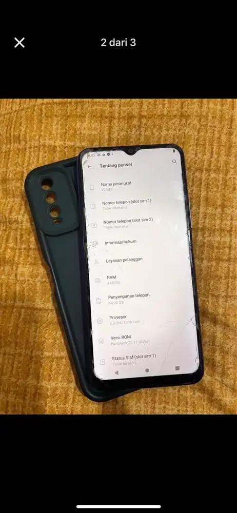 Vivo Ram 4, tinggal ganti antigores udah kayak baru
