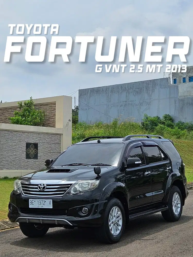 Fortuner 2013 Vnt diesel manual istimewa jual cepet yuk