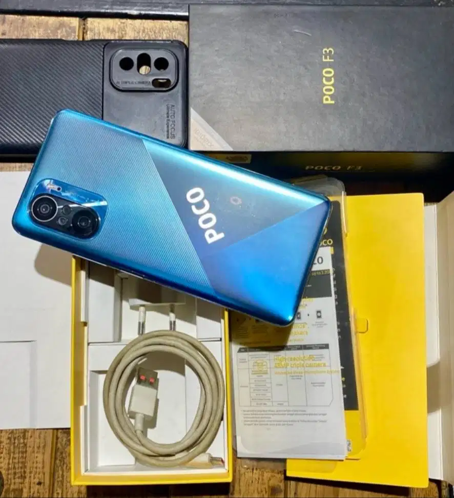 POCO F3 blue 8+4/256  mulus Ori