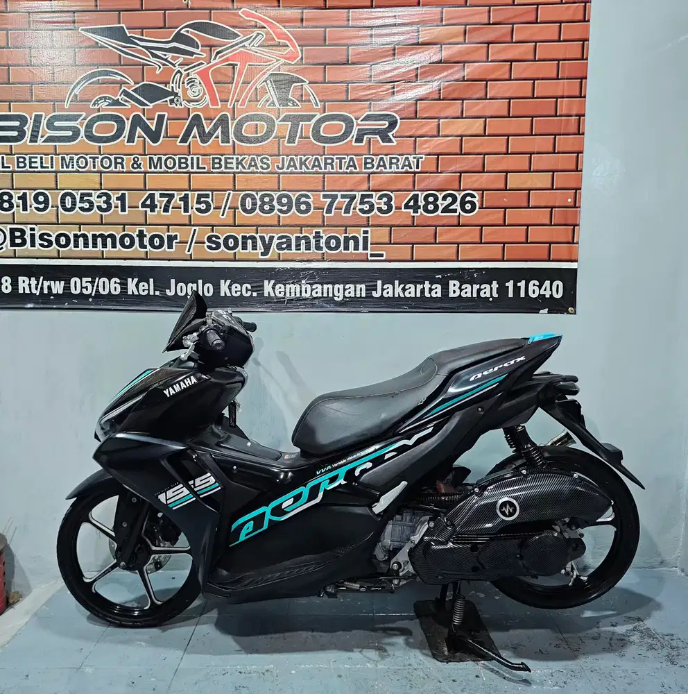 MODIF TAMPAN ! YAMAHA AEROX 155 VVA TAHUN 2021 HITAM DOFF