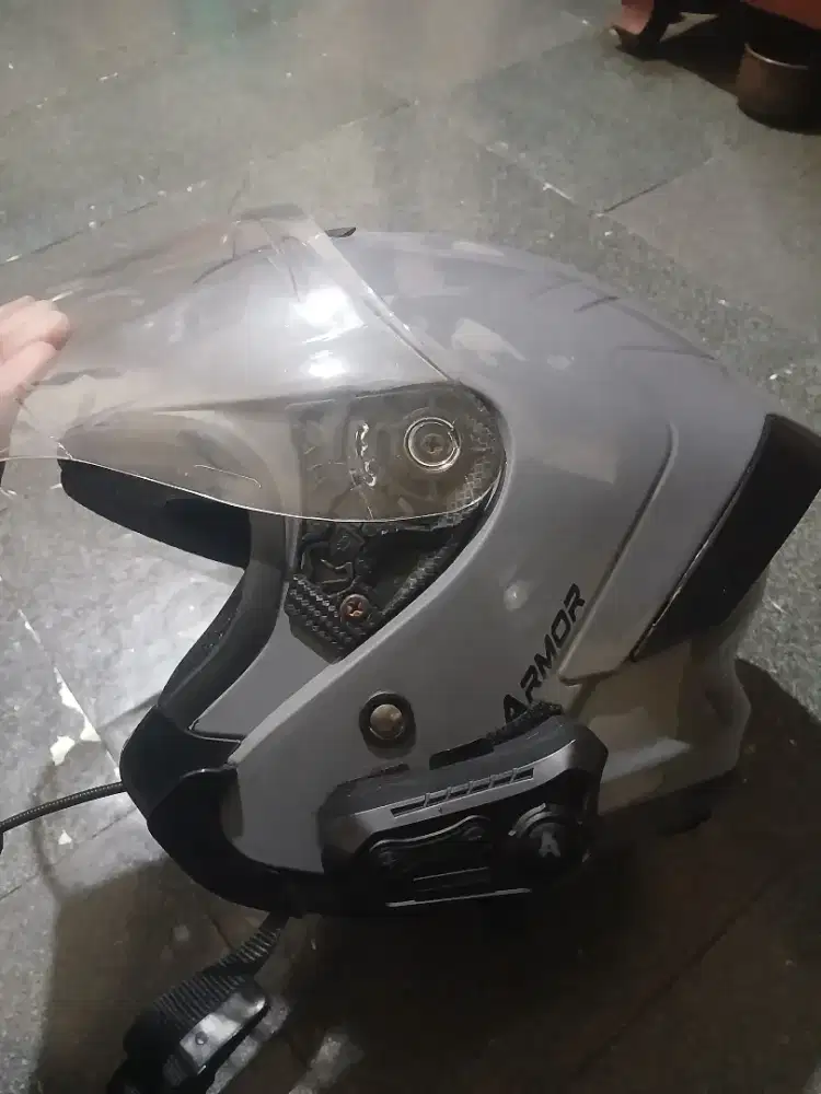 Helm half face JS armor