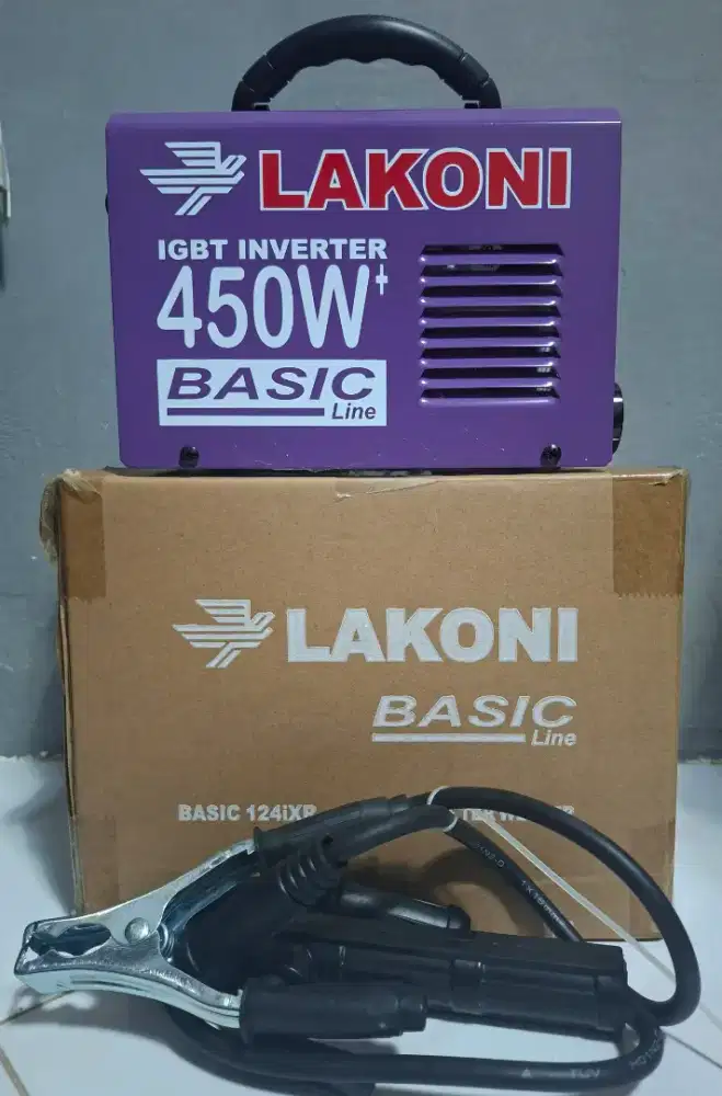 Baru mesin las Lakoni inverter 450w 220v 120 A