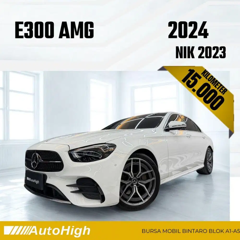 DP10% [Km15.000] E300 AMG 2023 White Reg 2024 #AUTOHIGH