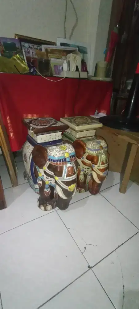 Patung gajah thailand