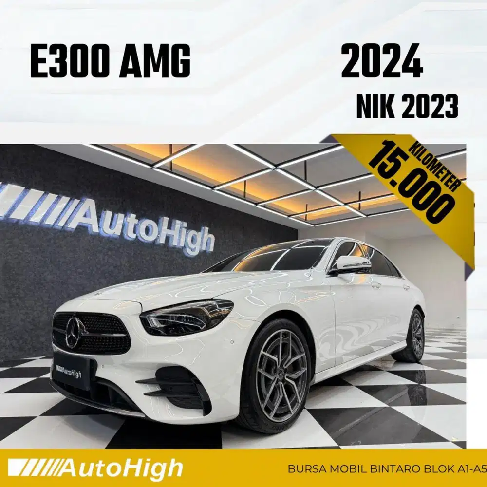 DP10% [Km15.000] E300 AMG 2023 White Reg 2022 #AUTOHIGH