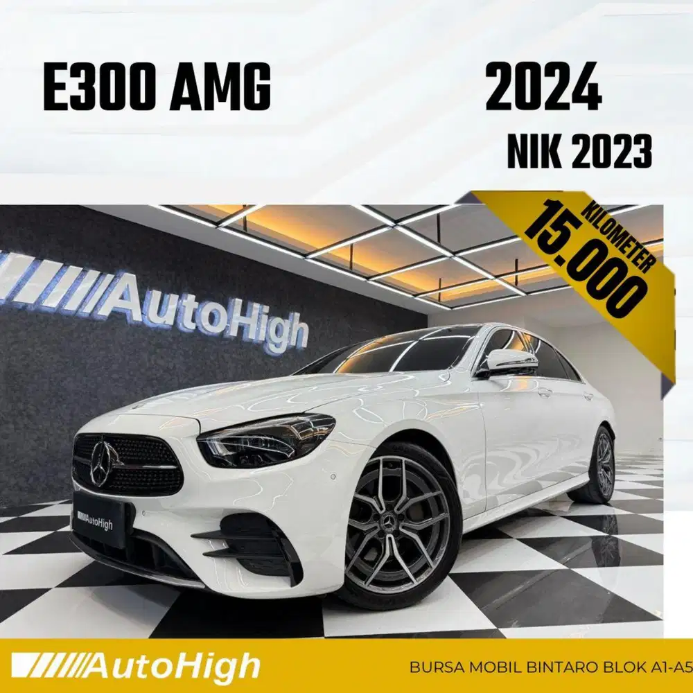 DP10% [Km15.000] E300 AMG 2023 White Reg 2024 #AUTOHIGH