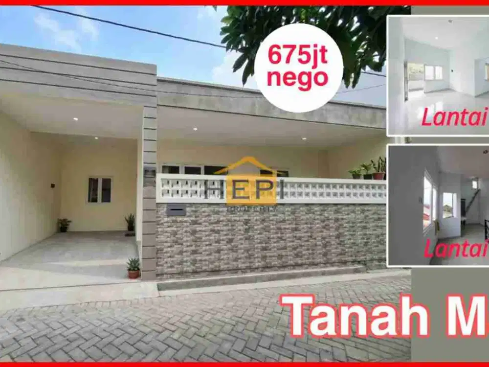 Dijual Rumah Tanahmas Full Renov 1,5 Lantai Minimalis Kinclong
