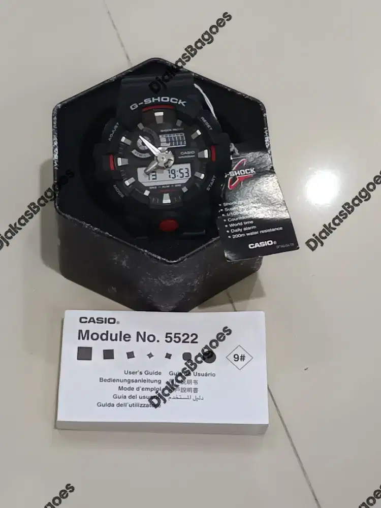 Jam Tangan Pria second like new Casio G-Shock GA 700 Ori BNIB