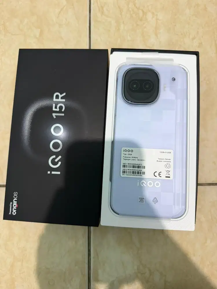 Iqoo 15R baru buka segel !! 12/512gb varian tertinggi !!
