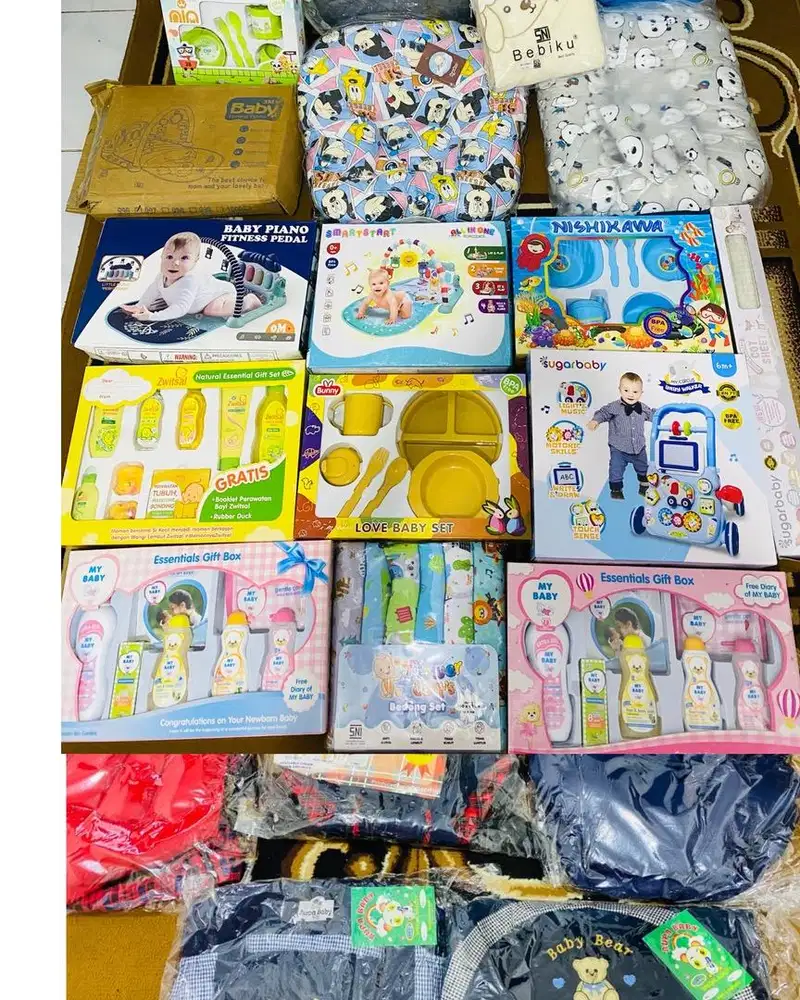 [DIJUAL] PAKET MAINAN EDUKASI & PERALATAN BAYI 23 ITEM - NEW